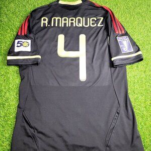 Marquez Mexico 2011 GOLD CUP FINAL Soccer Away Jersey Shirt L SKU# V31526